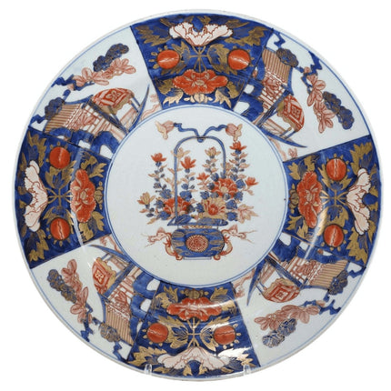 High Quality Signed Edo Period Japanese Imari Charger