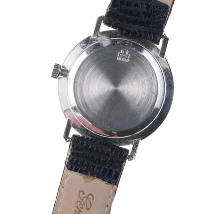 Vintage Jules Jurgenson Armbanduhr aus 14 Karat Weißgold/Diamant