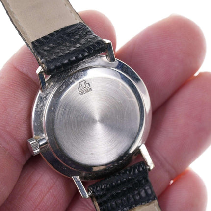 Vintage 14k White Gold/diamond Jules Jurgenson wristwatch