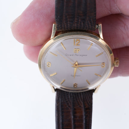 14k gold Vintage Girard Perregaux Gyromatic Automatic Watch