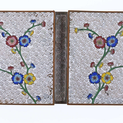 2-seitige Cloisonné-Box aus der Zeit der Chinesischen Republik um 1930