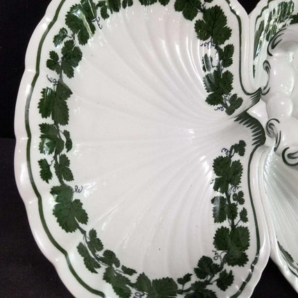 Meissen Full Green Vine Relish 11,5 "x 9,25"