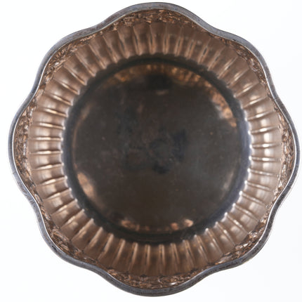 Cachepot scanalato in argento sterling sbalzato del 1904 Black Starr e Frost