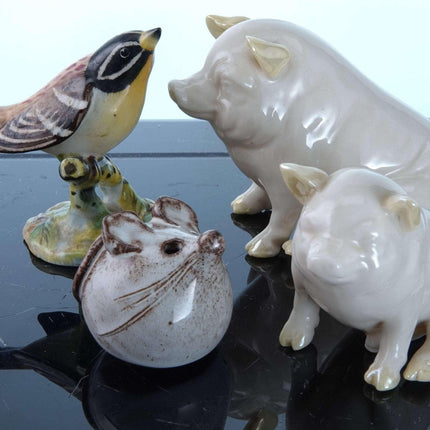 c1960 年优质陶瓷动物人物批量英国和爱尔兰