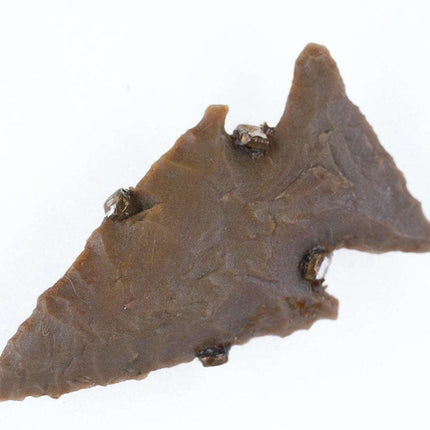 Mini Travis County Austin Texas arrowhead found in 1943 with letter