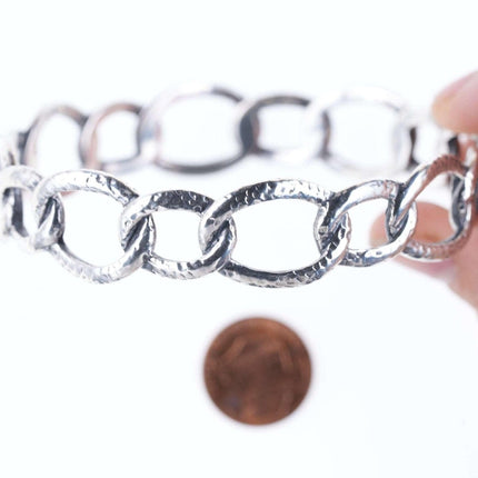 Retro Sterling Chain link bangle