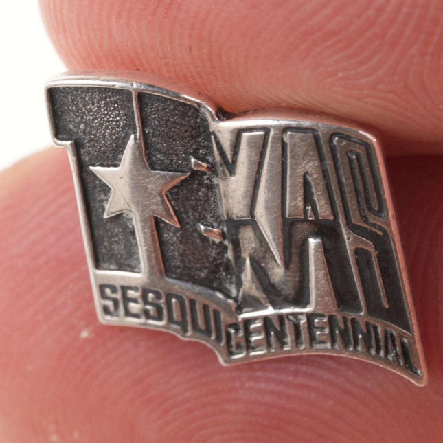 Rentner James Avery Sterling Texas Sesquicentennial Anstecknadel/Krawattennadel