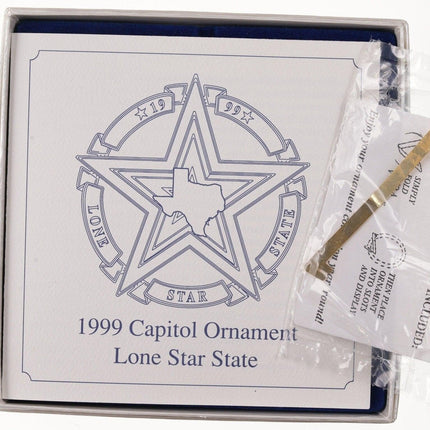 1999 Texas Capitol Christmas Ornament