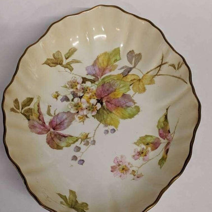 c1884 Royal Doulton Botanical Desert Servierstücke 2 Stk