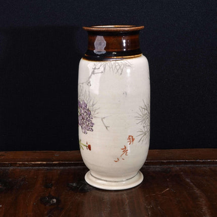 Japanische Satsuma-Vase aus der Meiji-Zeit um 1880