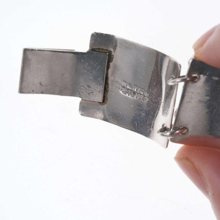 Mid Century Modernist Mexican Silver Bracelet