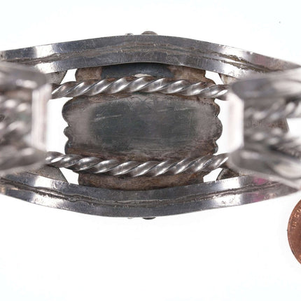 Vintage Navajo Sterling Jaspis Manschettenarmband