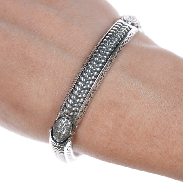 7.5" Greek Konstantino silver Bracelet