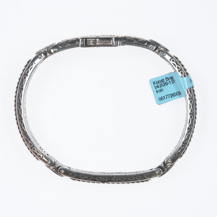 7.5" Greek Konstantino silver Bracelet