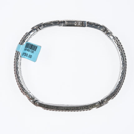 7.5" Greek Konstantino silver Bracelet