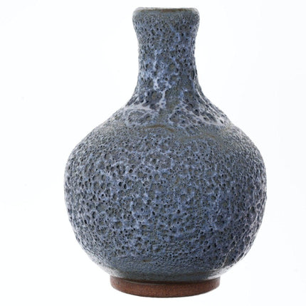 1957 Harding Black Texas Studio Art Keramik Vase mit Lavaglasur
