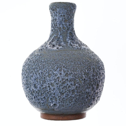 1957 年哈丁黑色德克萨斯工作室艺术陶器熔岩釉花瓶