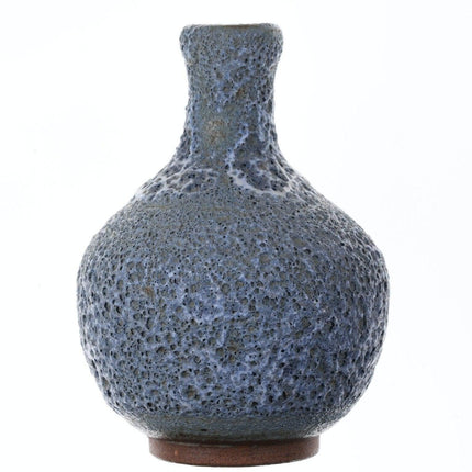 1957 Harding Black Texas Studio Art Keramik Vase mit Lavaglasur