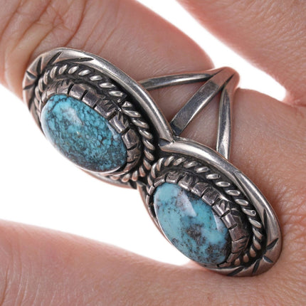 Vintage Navajo Sterling turquoise ring