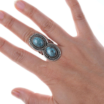 Vintage Navajo Sterling turquoise ring