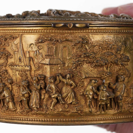 c1910 Albert Rosenhain Berlin Bronze Dore Box