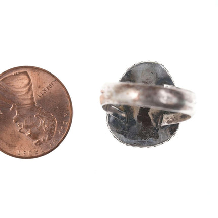 尺寸 6.5 T Lee 美洲原住民纯银/绿松石戒指