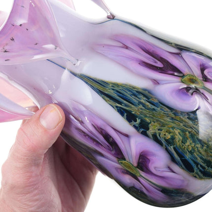 Robert Lagestee Lotton Art glass Vase