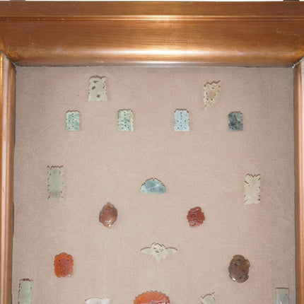 Early Chinese Jade/Carnelian Button collection