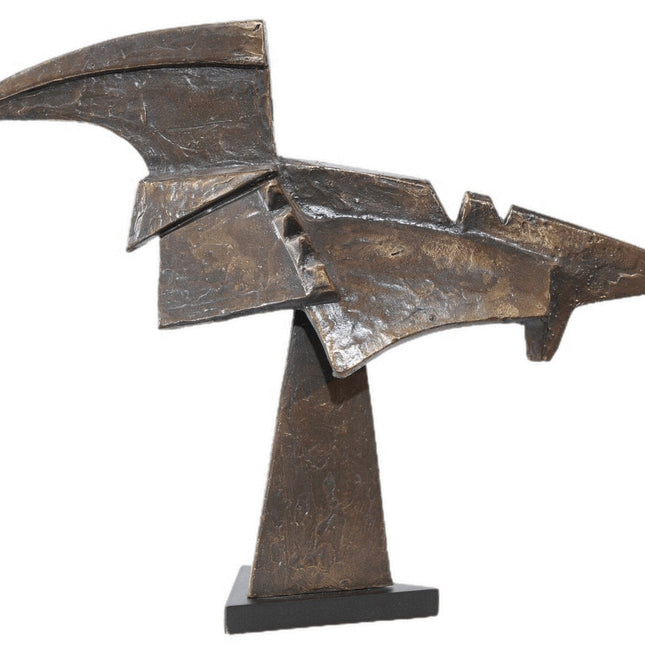 Wilbert Verhelst(1923 - 2012) Texas Bronze freeform figure