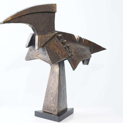 Wilbert Verhelst(1923 - 2012) Texas Bronze freeform figure