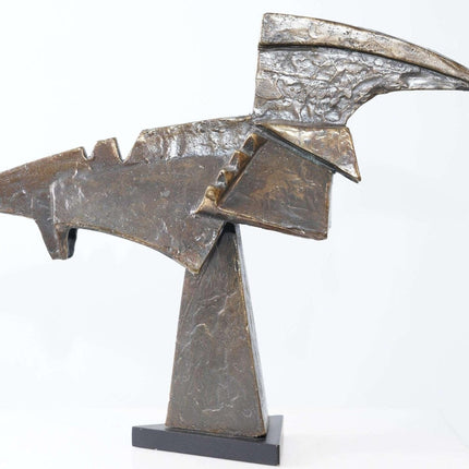 Wilbert Verhelst(1923 - 2012) Texas Bronze freeform figure