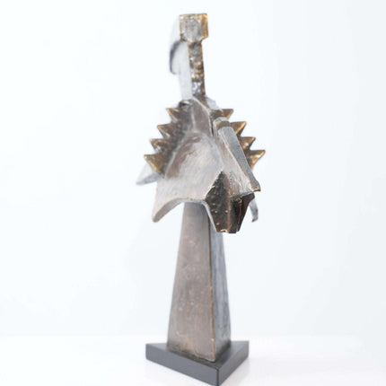 Wilbert Verhelst(1923 - 2012) Texas Bronze freeform figure