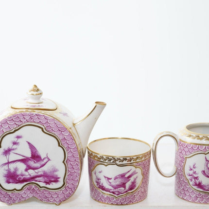 Antique French Sevres Style Tea For two Tête-à-Tête tea set