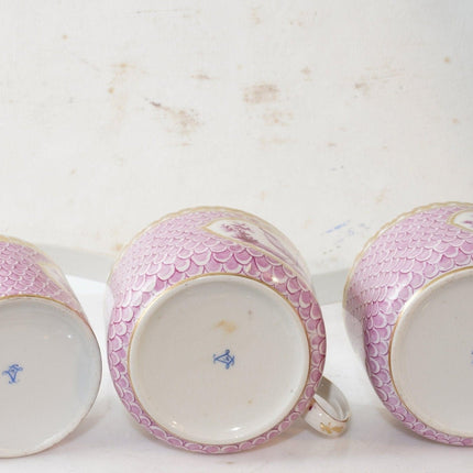 Antique French Sevres Style Tea For two Tête-à-Tête tea set