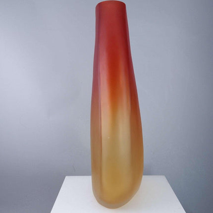Große signierte Barbini Murano-Vase aus den 1960er Jahren