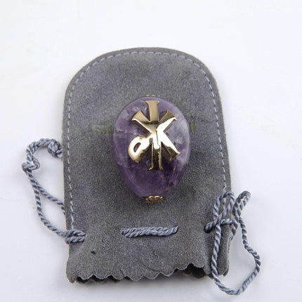 Ilias Lalaounis (1920-2013) 18k gold on Amethyst Easter Egg