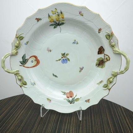 Herend Fruits and Flowers Soup Tureen with Huge Platter/Underplate