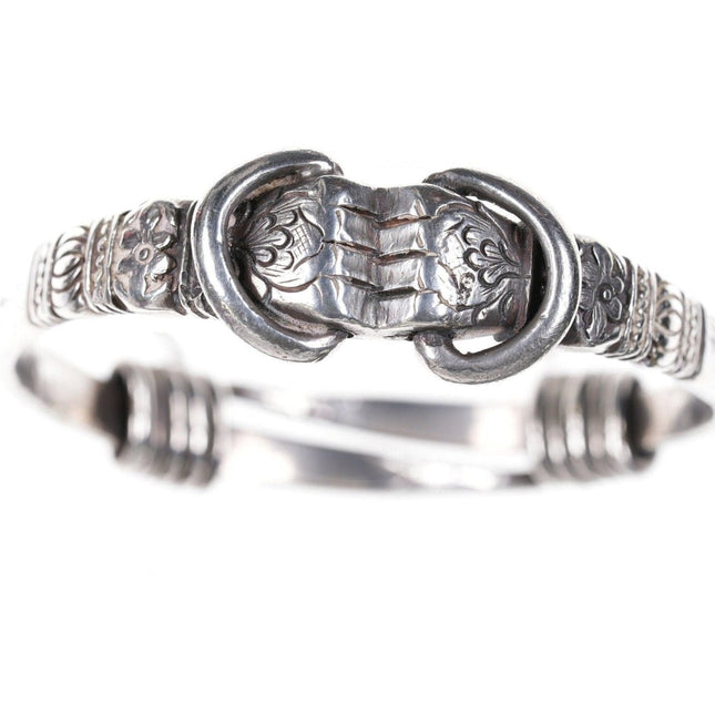 Antique Chinese Silver Adjustable bangle