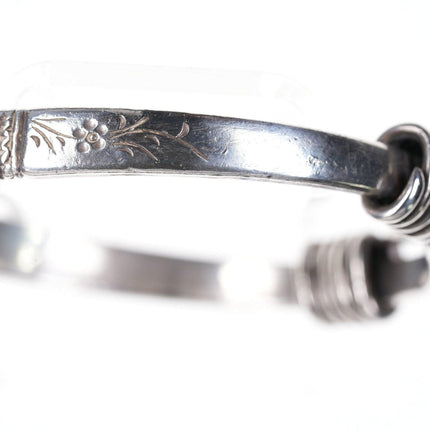 Antique Chinese Silver Adjustable bangle