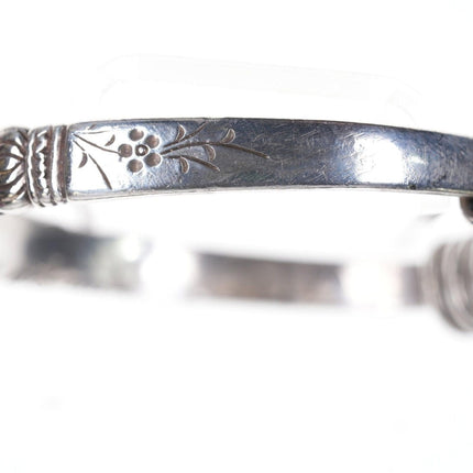 Antique Chinese Silver Adjustable bangle