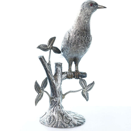 Large Sterling Jose Marmolejo Mexico City Bird Sculpture