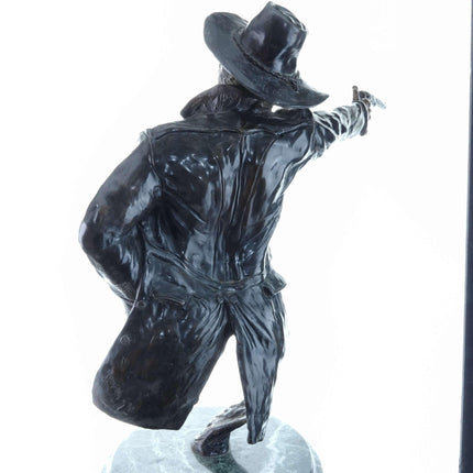 Peter Madsen Cowboy Bronzeskulptur „Langer Arm des Gesetzes“ 13/24