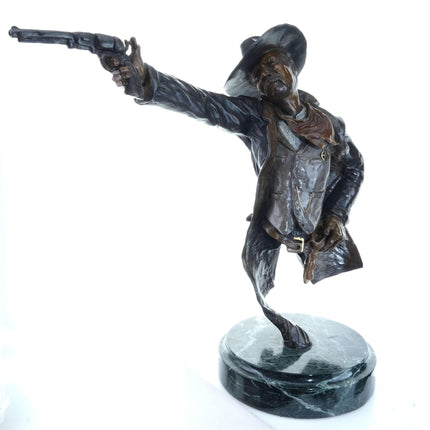 Peter Madsen Cowboy Bronze Sculpture "Long Arm of the Law" 13/24