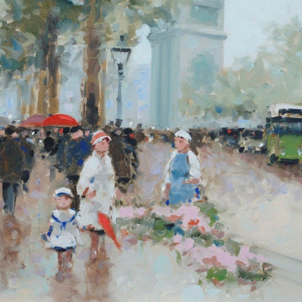 安德烈·吉森 (1921-2003) 印象派巴黎场景布面油画