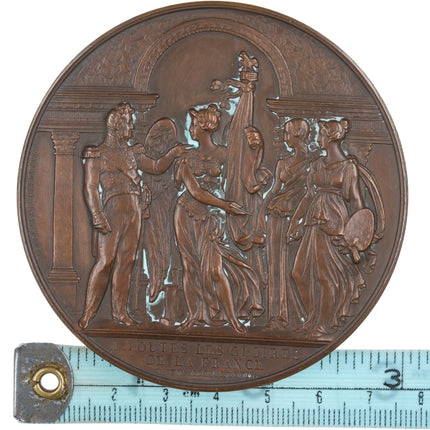 Antique Louis Philippe I Bronze Medallion