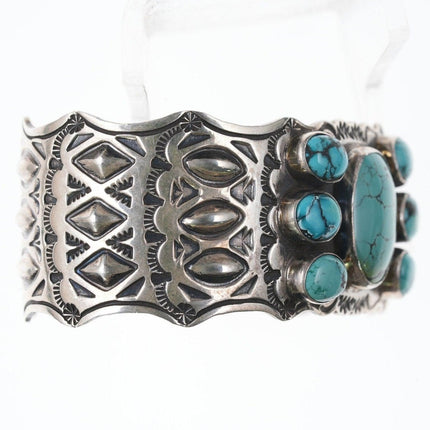 7" Navajo Sterling Harold Joe Türkis Manschettenarmband