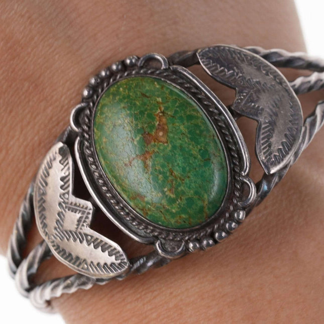 Vintage Navajo Sterling/Turquoise Cuff Bracelet