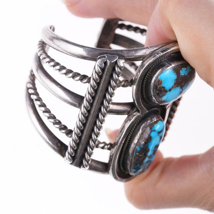 6" Navajo Bisbee turquoise Silver bracelet