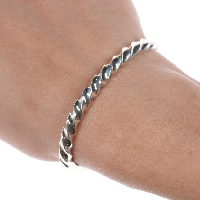 6" Jennifer Curtis Navajo Twisted sterling bracelet