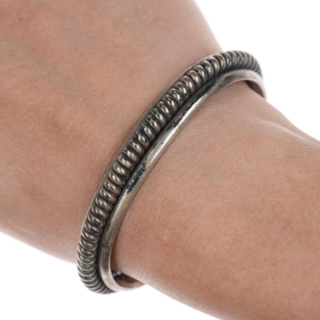 6.25" Tahe Navajo sterling bracelet